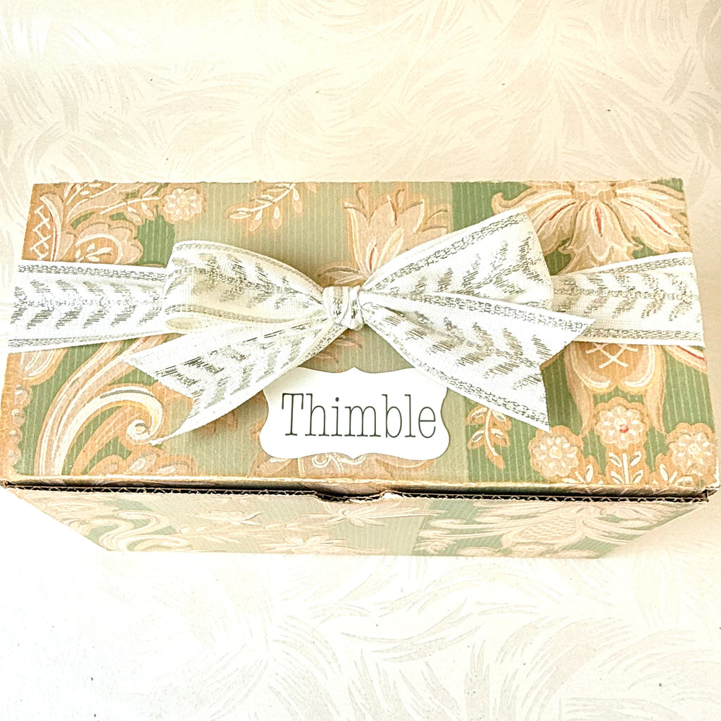 Thimble - Handcrafted Mid-Century Pixie & Glass Mushroom Art